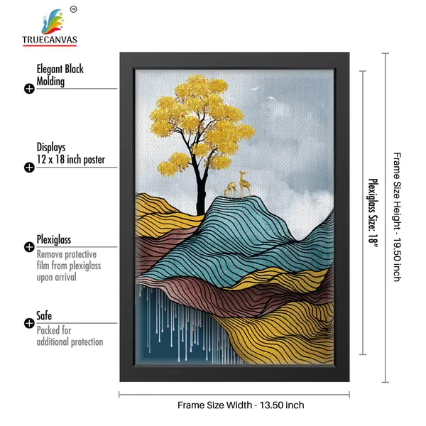 Black__Abstract_Canvas_Painting_Set_Of_3_Wall_Hanging_Frame_|_For_Home,_Living_Room_Gallery_&_Office,_Black,_Size_-_13.50_X_19.50_Inch,_Sf170