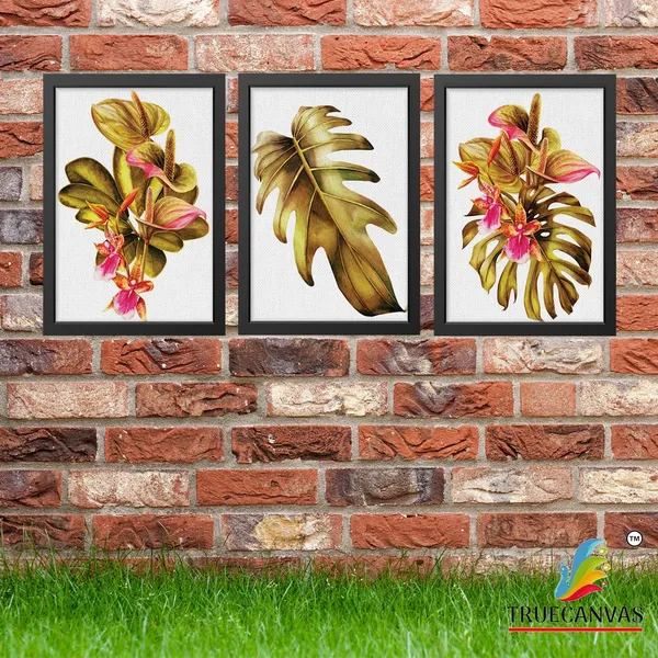 Black__Abstract_Canvas_Painting_Set_Of_3_Wall_Hanging_Frame_|_For_Home,_Living_Room_Gallery_&_Office,_Black,_Size_-_13.50_X_19.50_Inch,_Sf172