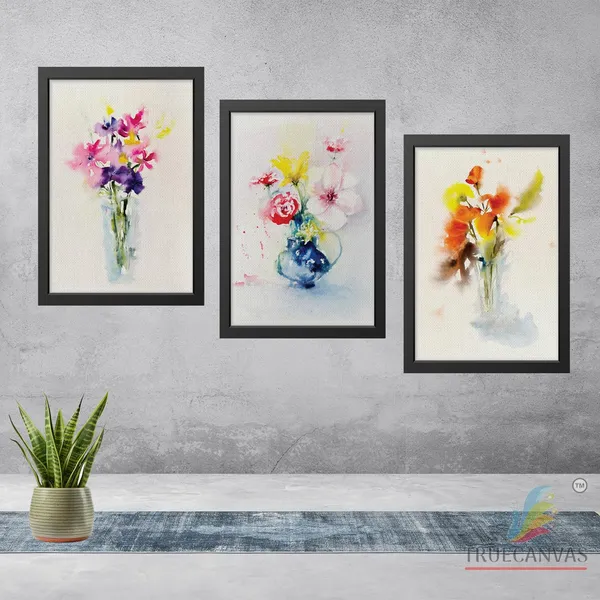 Black__Abstract_Canvas_Painting_Set_Of_3_Wall_Hanging_Frame_|_For_Home,_Living_Room_Gallery_&_Office,_Black,_Size_-_13.50_X_19.50_Inch,_Sf174
