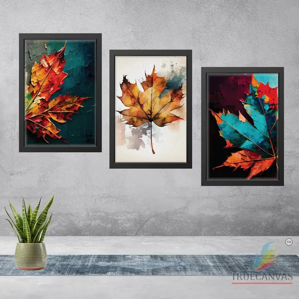 Black__Abstract_Canvas_Painting_Set_Of_3_Wall_Hanging_Frame_|_For_Home,_Living_Room_Gallery_&_Office,_Black,_Size_-_13.50_X_19.50_Inch,_Sf176