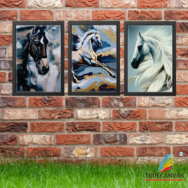 Black__Abstract_Canvas_Painting_Set_Of_3_Wall_Hanging_Frame_|_For_Home,_Living_Room_Gallery_&_Office,_Black,_Size_-_13.50_X_19.50_Inch,_Sf179