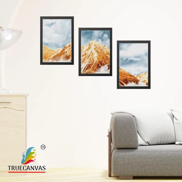 Black__Abstract_Canvas_Painting_Set_Of_3_Wall_Hanging_Frame_|_For_Home,_Living_Room_Gallery_&_Office,_Black,_Size_-_13.50_X_19.50_Inch,_Sf180