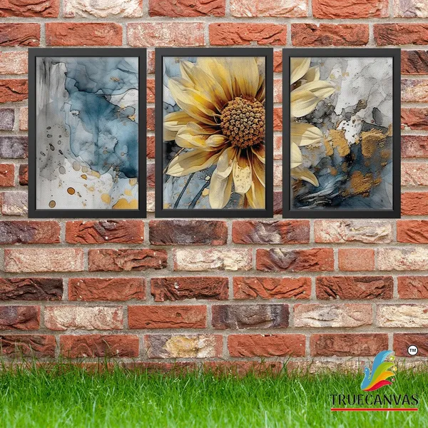 Black__Abstract_Canvas_Painting_Set_Of_3_Wall_Hanging_Frame_|_For_Home,_Living_Room_Gallery_&_Office,_Black,_Size_-_13.50_X_19.50_Inch,_Sf181