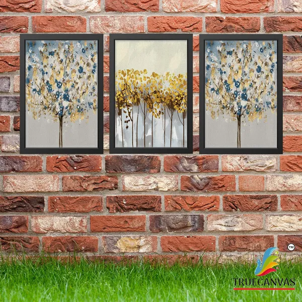 Black__Abstract_Canvas_Painting_Set_Of_3_Wall_Hanging_Frame_|_For_Home,_Living_Room_Gallery_&_Office,_Black,_Size_-_13.50_X_19.50_Inch,_Sf183