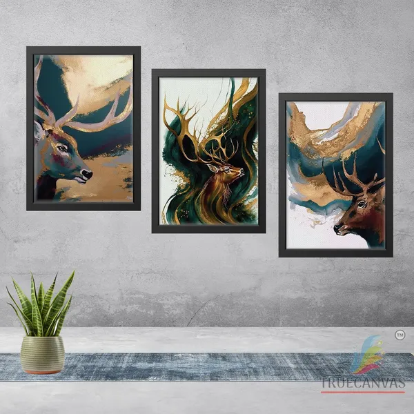 Black__Abstract_Canvas_Painting_Set_Of_3_Wall_Hanging_Frame_|_For_Home,_Living_Room_Gallery_&_Office,_Black,_Size_-_13.50_X_19.50_Inch,_Sf184
