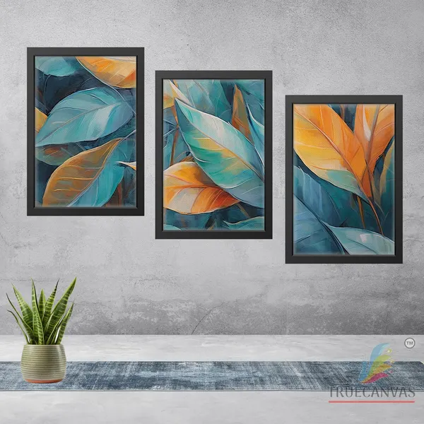 Multicolor_Abstract_Canvas_Painting_Set_Of_3_Wall_Hanging_Frame_|_For_Home,_Living_Room_Gallery_&_Office,_Black,_Size_-_13.50_X_19.50_Inch,_Sf187
