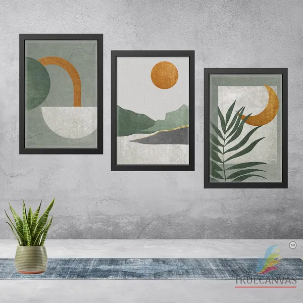 Black__Abstract_Canvas_Painting_Set_Of_3_Wall_Hanging_Frame_|_For_Home,_Living_Room_Gallery_&_Office,_Black,_Size_-_13.50_X_19.50_Inch,_Sf192