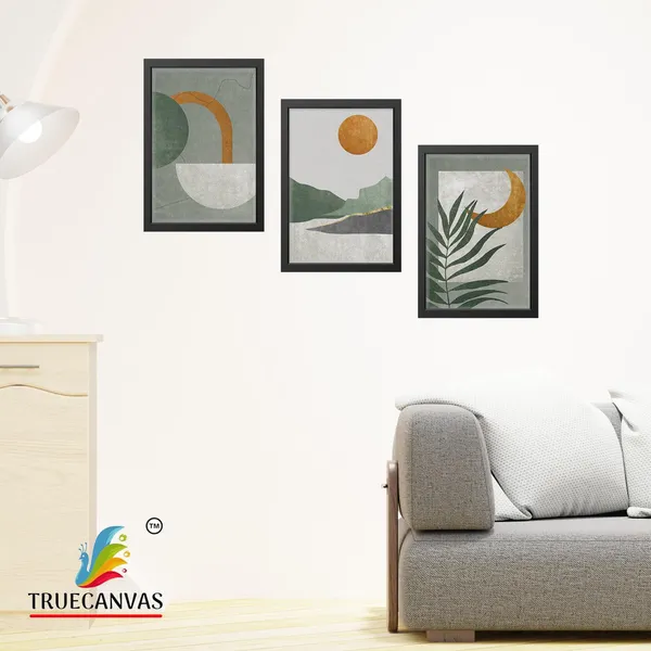Black__Abstract_Canvas_Painting_Set_Of_3_Wall_Hanging_Frame_|_For_Home,_Living_Room_Gallery_&_Office,_Black,_Size_-_13.50_X_19.50_Inch,_Sf192