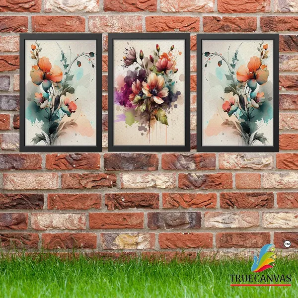 Multicolor_Abstract_Canvas_Painting_Set_Of_3_Wall_Hanging_Frame_|_For_Home,_Living_Room_Gallery_&_Office,_Black,_Size_-_13.50_X_19.50_Inch,_Sf193