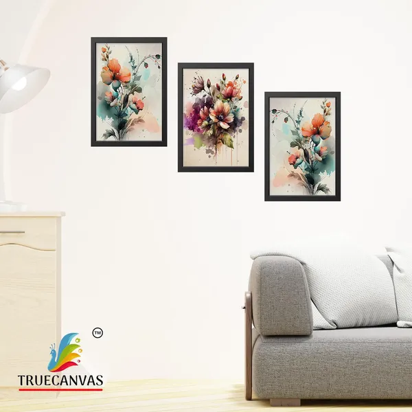 Multicolor_Abstract_Canvas_Painting_Set_Of_3_Wall_Hanging_Frame_|_For_Home,_Living_Room_Gallery_&_Office,_Black,_Size_-_13.50_X_19.50_Inch,_Sf193
