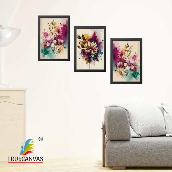 Black__Abstract_Canvas_Painting_Set_Of_3_Wall_Hanging_Frame_|_For_Home,_Living_Room_Gallery_&_Office,_Black,_Size_-_13.50_X_19.50_Inch,_Sf194