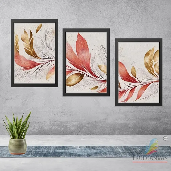 Black__Abstract_Canvas_Painting_Set_Of_3_Wall_Hanging_Frame_|_For_Home,_Living_Room_Gallery_&_Office,_Black,_Size_-_13.50_X_19.50_Inch,_Sf196