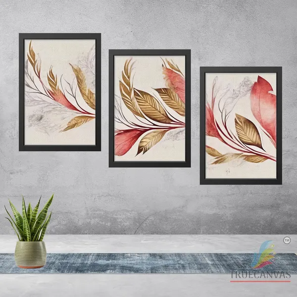 Black__Abstract_Canvas_Painting_Set_Of_3_Wall_Hanging_Frame_|_For_Home,_Living_Room_Gallery_&_Office,_Black,_Size_-_13.50_X_19.50_Inch,_Sf197