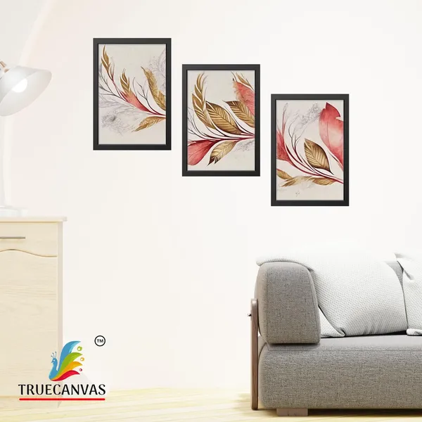 Black__Abstract_Canvas_Painting_Set_Of_3_Wall_Hanging_Frame_|_For_Home,_Living_Room_Gallery_&_Office,_Black,_Size_-_13.50_X_19.50_Inch,_Sf197