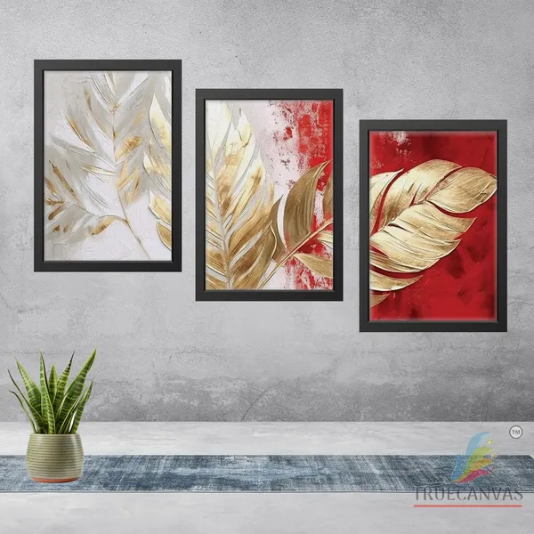 Black__Abstract_Canvas_Painting_Set_Of_3_Wall_Hanging_Frame_|_For_Home,_Living_Room_Gallery_&_Office,_Black,_Size_-_13.50_X_19.50_Inch,_Sf200