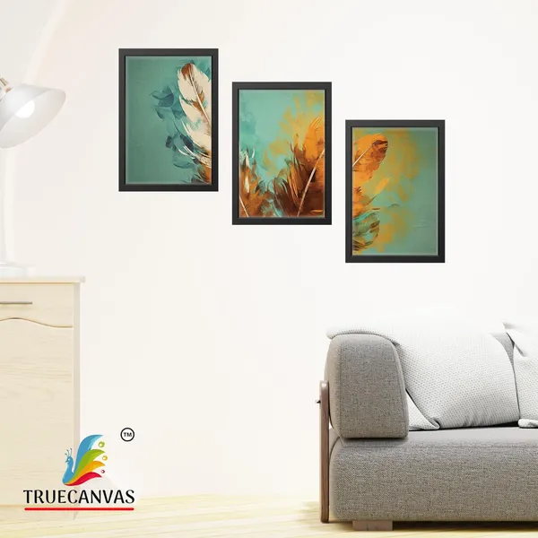 Black__Abstract_Canvas_Painting_Set_Of_3_Wall_Hanging_Frame_|_For_Home,_Living_Room_Gallery_&_Office,_Black,_Size_-_13.50_X_19.50_Inch,_Sf204