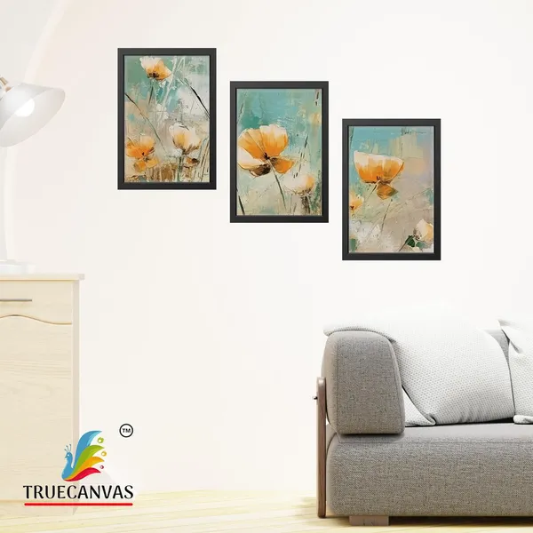 Black__Abstract_Canvas_Painting_Set_Of_3_Wall_Hanging_Frame_|_For_Home,_Living_Room_Gallery_&_Office,_Black,_Size_-_13.50_X_19.50_Inch,_Sf207