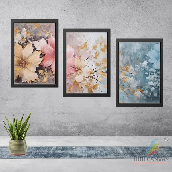 Black__Abstract_Canvas_Painting_Set_Of_3_Wall_Hanging_Frame_|_For_Home,_Living_Room_Gallery_&_Office,_Black,_Size_-_13.50_X_19.50_Inch,_Sf208