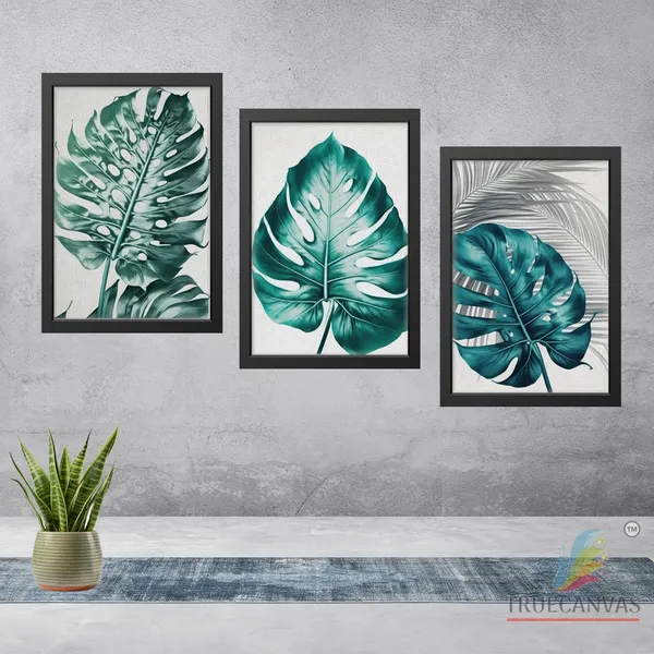 Black__Abstract_Canvas_Painting_Set_Of_3_Wall_Hanging_Frame_|_For_Home,_Living_Room_Gallery_&_Office,_Black,_Size_-_13.50_X_19.50_Inch,_Sf211
