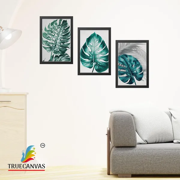 Black__Abstract_Canvas_Painting_Set_Of_3_Wall_Hanging_Frame_|_For_Home,_Living_Room_Gallery_&_Office,_Black,_Size_-_13.50_X_19.50_Inch,_Sf211