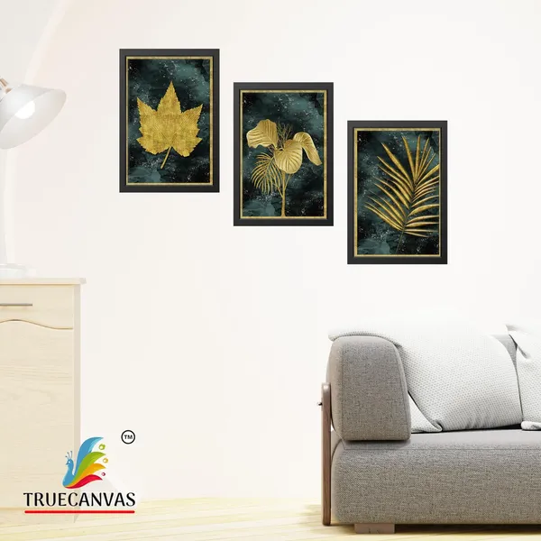 Black__Abstract_Canvas_Painting_Set_Of_3_Wall_Hanging_Frame_|_For_Home,_Living_Room_Gallery_&_Office,_Black,_Size_-_13.50_X_19.50_Inch,_Sf212