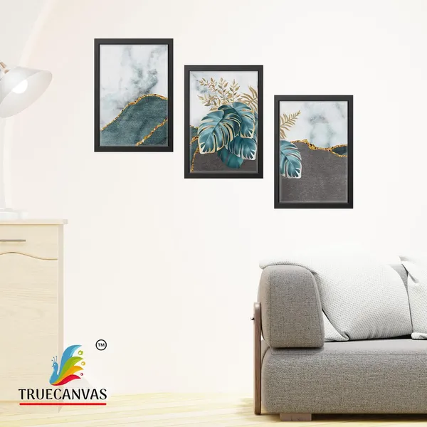 Black__Abstract_Canvas_Painting_Set_Of_3_Wall_Hanging_Frame_|_For_Home,_Living_Room_Gallery_&_Office,_Black,_Size_-_13.50_X_19.50_Inch,_Sf214
