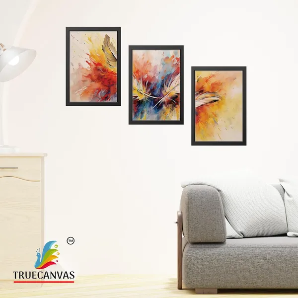 Black__Abstract_Canvas_Painting_Set_Of_3_Wall_Hanging_Frame_|_For_Home,_Living_Room_Gallery_&_Office,_Black,_Size_-_13.50_X_19.50_Inch,_Sf215