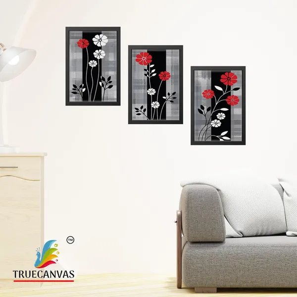 Black__Abstract_Canvas_Painting_Set_Of_3_Wall_Hanging_Frame_|_For_Home,_Living_Room_Gallery_&_Office,_Black,_Size_-_13.50_X_19.50_Inch,_Sf219