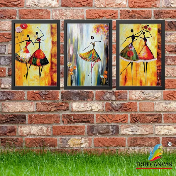 Black__Abstract_Canvas_Painting_Set_Of_3_Wall_Hanging_Frame_|_For_Home,_Living_Room_Gallery_&_Office,_Black,_Size_-_13.50_X_19.50_Inch,_Sf222