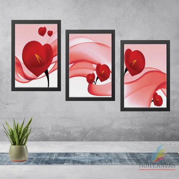 Black__Abstract_Canvas_Painting_Set_Of_3_Wall_Hanging_Frame_|_For_Home,_Living_Room_Gallery_&_Office,_Black,_Size_-_13.50_X_19.50_Inch,_Sf225