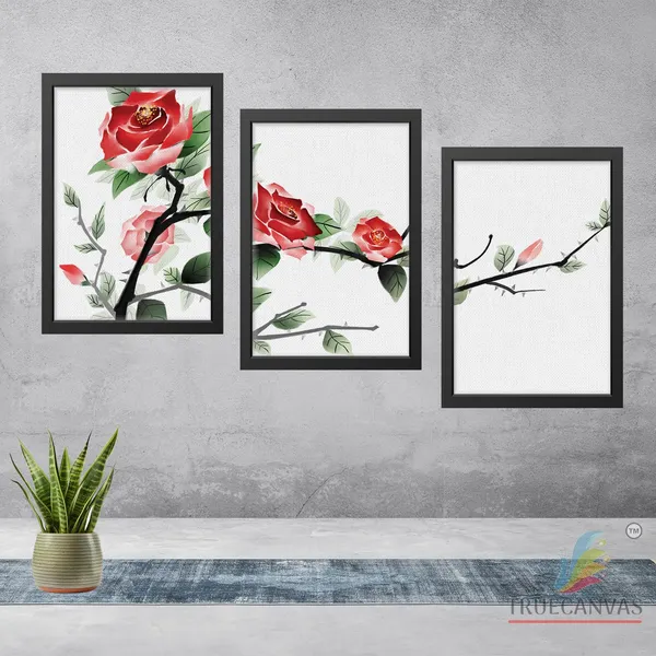 Black__Abstract_Canvas_Painting_Set_Of_3_Wall_Hanging_Frame_|_For_Home,_Living_Room_Gallery_&_Office,_Black,_Size_-_13.50_X_19.50_Inch,_Sf226
