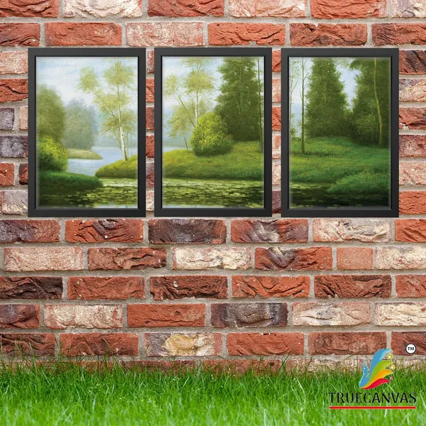 Black__Abstract_Canvas_Painting_Set_Of_3_Wall_Hanging_Frame_|_For_Home,_Living_Room_Gallery_&_Office,_Black,_Size_-_13.50_X_19.50_Inch,_Sf227