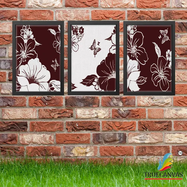 Black__Abstract_Canvas_Painting_Set_Of_3_Wall_Hanging_Frame_|_For_Home,_Living_Room_Gallery_&_Office,_Black,_Size_-_13.50_X_19.50_Inch,_Sf228