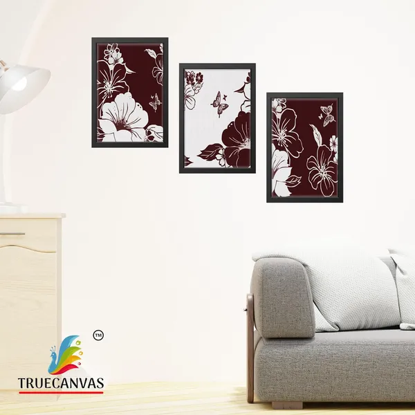Black__Abstract_Canvas_Painting_Set_Of_3_Wall_Hanging_Frame_|_For_Home,_Living_Room_Gallery_&_Office,_Black,_Size_-_13.50_X_19.50_Inch,_Sf228