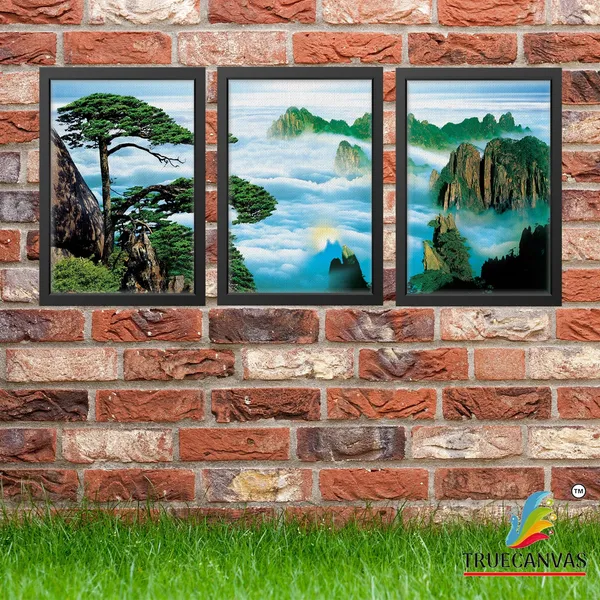 Black__Abstract_Canvas_Painting_Set_Of_3_Wall_Hanging_Frame_|_For_Home,_Living_Room_Gallery_&_Office,_Black,_Size_-_13.50_X_19.50_Inch,_Sf229