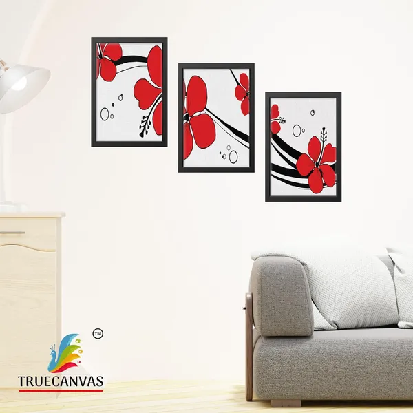 Black__Abstract_Canvas_Painting_Set_Of_3_Wall_Hanging_Frame_|_For_Home,_Living_Room_Gallery_&_Office,_Black,_Size_-_13.50_X_19.50_Inch,_Sf230