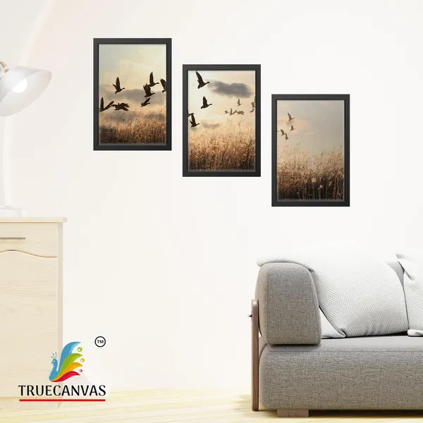 Black__Abstract_Canvas_Painting_Set_Of_3_Wall_Hanging_Frame_|_For_Home,_Living_Room_Gallery_&_Office,_Black,_Size_-_13.50_X_19.50_Inch,_Sf231