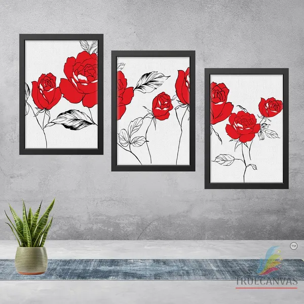 Black__Abstract_Canvas_Painting_Set_Of_3_Wall_Hanging_Frame_|_For_Home,_Living_Room_Gallery_&_Office,_Black,_Size_-_13.50_X_19.50_Inch,_Sf232