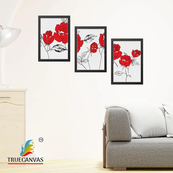 Black__Abstract_Canvas_Painting_Set_Of_3_Wall_Hanging_Frame_|_For_Home,_Living_Room_Gallery_&_Office,_Black,_Size_-_13.50_X_19.50_Inch,_Sf232