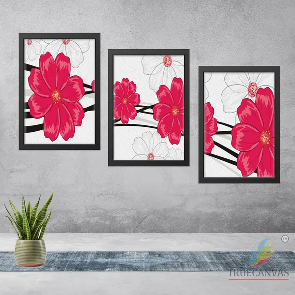 Black__Abstract_Canvas_Painting_Set_Of_3_Wall_Hanging_Frame_|_For_Home,_Living_Room_Gallery_&_Office,_Black,_Size_-_13.50_X_19.50_Inch,_Sf233
