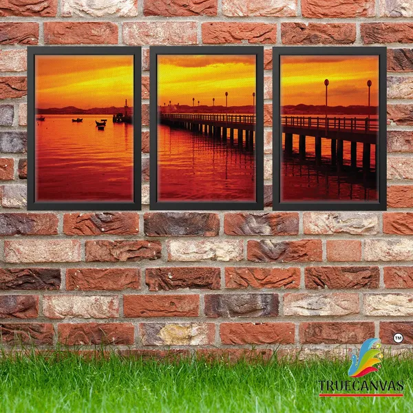 Black__Abstract_Canvas_Painting_Set_Of_3_Wall_Hanging_Frame_|_For_Home,_Living_Room_Gallery_&_Office,_Black,_Size_-_13.50_X_19.50_Inch,_Sf235