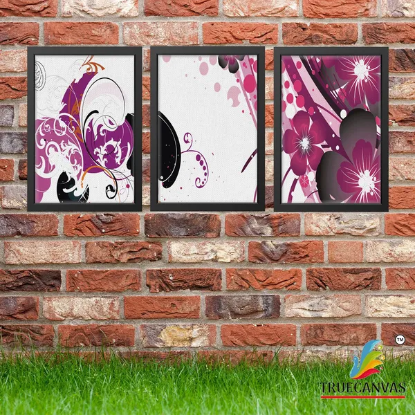 Black__Abstract_Canvas_Painting_Set_Of_3_Wall_Hanging_Frame_|_For_Home,_Living_Room_Gallery_&_Office,_Black,_Size_-_13.50_X_19.50_Inch,_Sf239