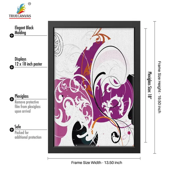 Black__Abstract_Canvas_Painting_Set_Of_3_Wall_Hanging_Frame_|_For_Home,_Living_Room_Gallery_&_Office,_Black,_Size_-_13.50_X_19.50_Inch,_Sf239