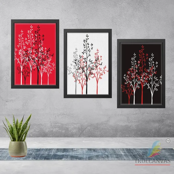 Black__Abstract_Canvas_Painting_Set_Of_3_Wall_Hanging_Frame_|_For_Home,_Living_Room_Gallery_&_Office,_Black,_Size_-_13.50_X_19.50_Inch,_Sf245