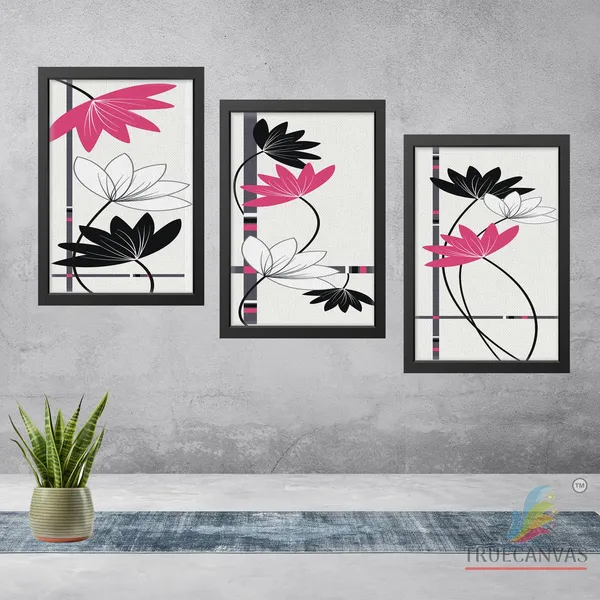 Black__Abstract_Canvas_Painting_Set_Of_3_Wall_Hanging_Frame_|_For_Home,_Living_Room_Gallery_&_Office,_Black,_Size_-_13.50_X_19.50_Inch,_Sf246