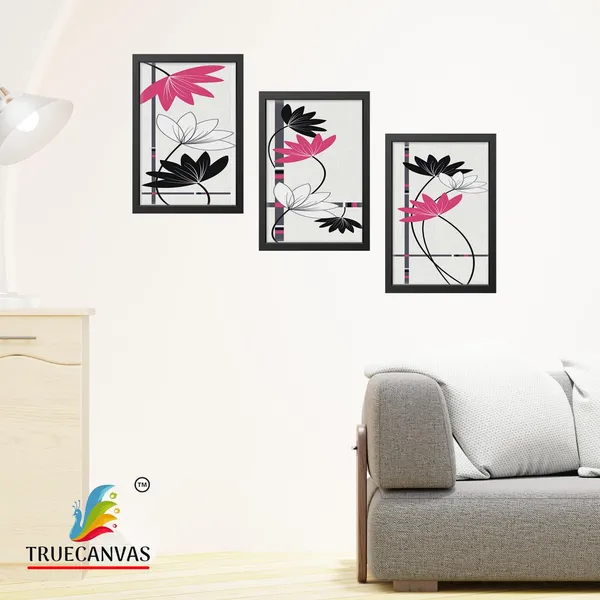 Black__Abstract_Canvas_Painting_Set_Of_3_Wall_Hanging_Frame_|_For_Home,_Living_Room_Gallery_&_Office,_Black,_Size_-_13.50_X_19.50_Inch,_Sf246