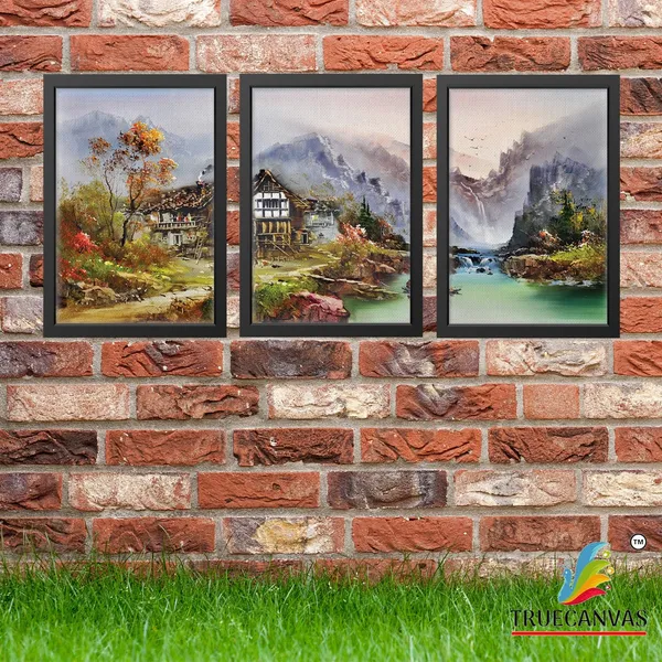 Black__Abstract_Canvas_Painting_Set_Of_3_Wall_Hanging_Frame_|_For_Home,_Living_Room_Gallery_&_Office,_Black,_Size_-_13.50_X_19.50_Inch,_Sf250