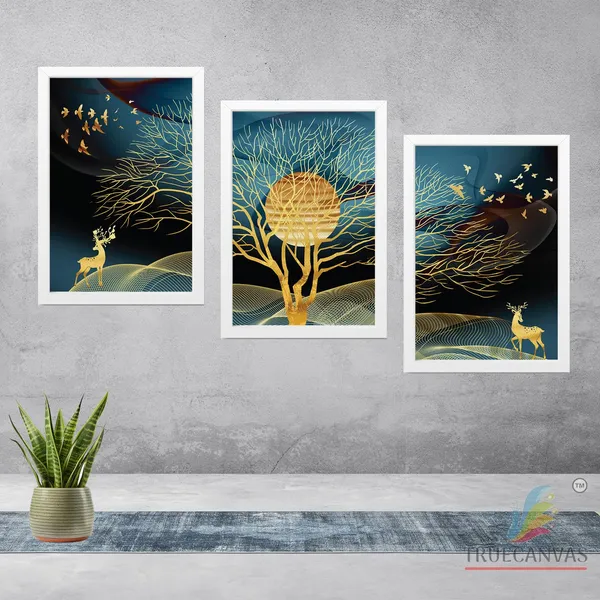 White__Abstract_Painting_Set_Of_3_Wall_Hanging_Canvas_Print_Framed_|_For_Home,_Living_Room_Gallery_&_Office,_White,_Size_13.50_X_19.50_Inch,_Sf1