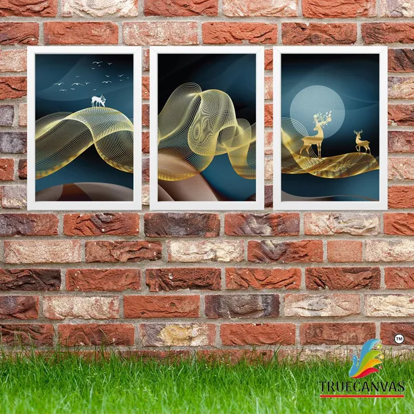 White__Abstract_Canvas_Painting_Set_Of_3_Wall_Hanging_Frame_|_For_Home,_Living_Room_Gallery_&_Office,_White,_Size_13.50_X_19.50_Inch,_Sf006