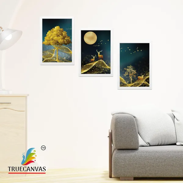 White__Abstract_Canvas_Painting_Set_Of_3_Wall_Hanging_Frame_|_For_Home,_Living_Room_Gallery_&_Office,_White,_Size_13.50_X_19.50_Inch,_Sf007